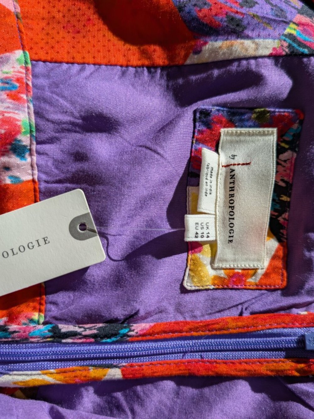 Anthropologie Square Neck Maxi Dress NWT - Picture 3 of 9